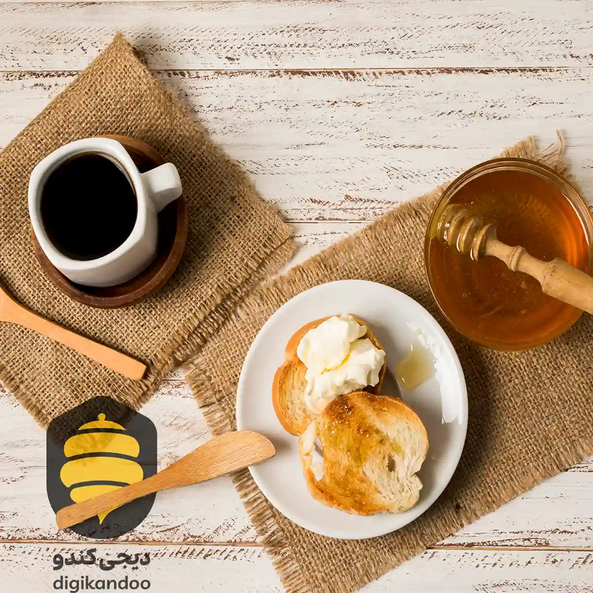 فواید مصرف عسل با قهوه دیجی‌کندو