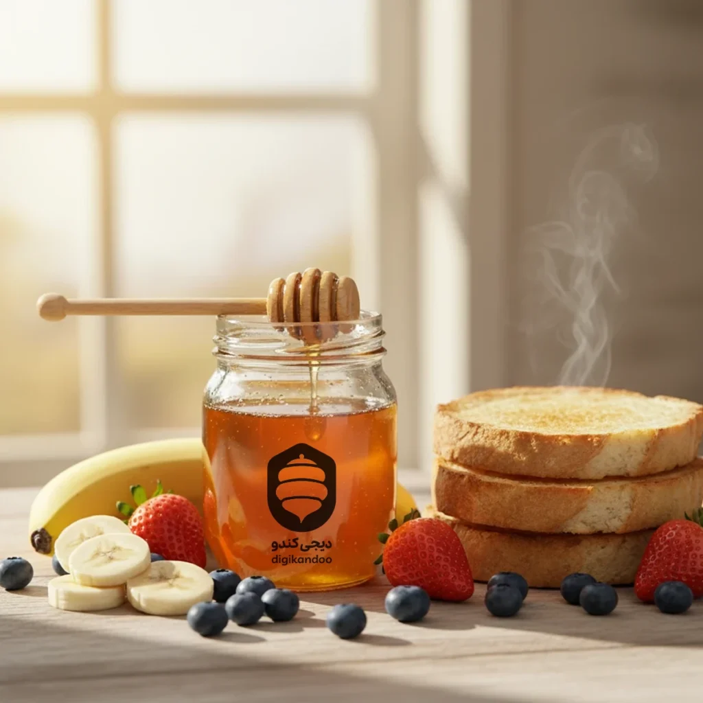 خواص دارویی عسل صبحانه: فراتر از یک شیرین‌ کننده مصرف عسل در وعده‌ی صبحانه، روشی هوشمندانه برای آغاز روز با سلامتی و انرژی است. این ماده‌ی غذایی شگفت‌ انگیز، فراتر از طعم دل‌ چسبش، خواص دارویی متعددی دارد که آن را به یک انتخاب عالی برای اولین وعده‌ی غذایی روز تبدیل می‌ کند. ۱. منبع انرژی طبیعی و پایدار: برخلاف شکر سفید که باعث افزایش و افت ناگهانی قند خون می‌ شود، عسل به دلیل داشتن ترکیبی از قندهای ساده (فروکتوز و گلوکز)، انرژی را به ‌تدریج در بدن آزاد می‌ کند. مصرف آن در صبح، انرژی لازم برای فعالیت‌ های ذهنی و جسمی را بدون ایجاد حس خستگی ناگهانی فراهم می‌ آورد. ۲. تقویت‌ کننده‌ی سیستم ایمنی: عسل سرشار از آنتی‌ اکسیدان‌ ها، ترکیبات ضد باکتری و ضد قارچ است. مصرف منظم آن در صبحانه می‌ تواند به تقویت سیستم ایمنی بدن کمک کرده و مقاومت شما را در برابر عفونت‌ ها و بیماری‌ های فصلی مانند سرماخوردگی افزایش دهد. ۳. بهبود سلامت دستگاه گوارش: عسل مانند یک پروبیوتیک طبیعی عمل می‌ کند؛ یعنی به رشد باکتری‌ های مفید روده کمک کرده و سلامت دستگاه گوارش را بهبود می‌ بخشد. شروع روز با عسل (مثلاً در ترکیب با آب ولرم و لیمو) می‌ تواند به پاک‌ سازی معده، کاهش التهاب و بهبود هضم کمک شایانی کند. ۴. تسکین‌ دهنده‌ی گلو و سرفه: اگر صبح‌ ها با گلودرد یا سرفه‌ های خشک از خواب بیدار می‌ شوید، یک قاشق عسل می‌ تواند تسکین‌ دهنده‌ ای فوری و مؤثر باشد. خواص ضدالتهابی آن به نرم شدن گلو و کاهش تحریکات کمک می‌ کند. ۵. بهبود عملکرد مغز و حافظه: آنتی‌ اکسیدان‌ های موجود در عسل از سلول‌ های مغز در برابر آسیب محافظت می‌ کنند. برخی مطالعات نشان می‌ دهند که مصرف منظم عسل می‌ تواند به بهبود حافظه‌ی کوتاه‌ مدت و تمرکز کمک کند، که این ویژگی برای شروع یک روز کاری یا تحصیلی بسیار مفید است. نحوه‌ی مصرف: می‌ توانید عسل را روی نان تست سبوس‌ دار، در کنار کره یا خامه، مخلوط با ماست یا اوت‌میل (جودوسر پرک)، یا حل‌ شده در یک لیوان شیر گرم یا آب ولرم میل کنید. بنابراین، افزودن عسل به صبحانه تنها یک انتخاب خوش‌ طعم نیست، بلکه یک سرمایه‌ گذاری هوشمندانه برای سلامتی طولانی‌ مدت شما است.