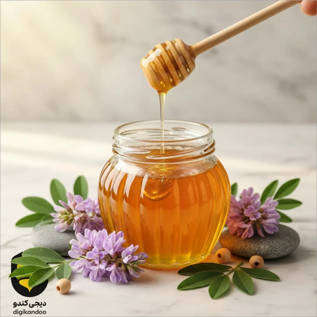 خواص دارویی عسل گون عسل گون دارای خواص دارویی زیادی است و به دلیل ترکیبات طبیعی خود برای تقویت سیستم ایمنی، کاهش التهاب و کمک به بهبود زخم‌ها کاربرد دارد. این عسل همچنین به بهبود عملکرد دستگاه گوارش، کاهش مشکلات مفصلی و افزایش انرژی بدن کمک می‌کند و به عنوان یک درمان طبیعی برای حفظ سلامت کلی بدن شناخته می‌شود.