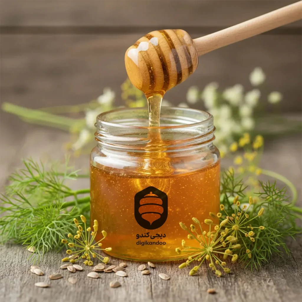 خواص دارویی عسل رازیانه اکسیر طبیعت برای تنظیم هورمون‌های زنانه برخلاف بسیاری از عسل ها که خواص عمومی ضد باکتریایی و تقویتی دارند، ویژگی منحصر به فرد و اصلی عسل رازیانه، نقش آن به عنوان یک تنظیم‌ کننده طبیعی هورمون، به ویژه برای بانوان است. این عسل را می توان «داروی شیرین» سیستم غدد زنان دانست. راز این خاصیت در شهد گل های گیاه رازیانه نهفته است. رازیانه سرشار از ترکیباتی به نام فیتواستروژن ها (Phytoestrogens) است. این ترکیبات گیاهی در بدن ساختاری شبیه به هورمون استروژن دارند و می توانند به گیرنده های آن متصل شوند. در نتیجه، عسل رازیانه به جای یک اثر کلی، به طور هدفمند بر تعادل هورمونی بدن تأثیر می گذارد و خواص زیر را به ارمغان می آورد: کاهش اختلالات قاعدگی: با تنظیم سطح استروژن، به بهبود قاعدگی های نا منظم، کاهش درد های شدید پریود (دیسمنوره) و تسکین سندرم پیش از قاعدگی (PMS) کمک شایانی می کند. تسکین علائم یائسگی: برای زنانی که در دوران یائسگی قرار دارند، این عسل می تواند به کاهش علائم ناشی از افت استروژن مانند گر گرفتگی، تعریق شبانه و نوسانات خلقی کمک کند. تقویت قوای باروری و شیر افزایی: به طور سنتی از رازیانه برای افزایش شیر مادران (خاصیت شیرافزایی یا Galactagogue) استفاده می شده است و این ویژگی در عسل آن نیز متمرکز است. همیار دستگاه گوارش: علاوه بر خواص هورمونی، عسل رازیانه یک ضد نفخ و بادشکن بسیار قوی است و به آرام‌ سازی عضلات معده و روده کمک کرده و فرآیند هضم را تسهیل می کند. به طور خلاصه، وجه تمایز اصلی عسل رازیانه، تبدیل شدن از یک ماده غذایی عمومی به یک مکمل تخصصی طبیعی برای سلامت زنان است که به صورت هوشمندانه با سیستم هورمونی بدن تعامل برقرار می کند.