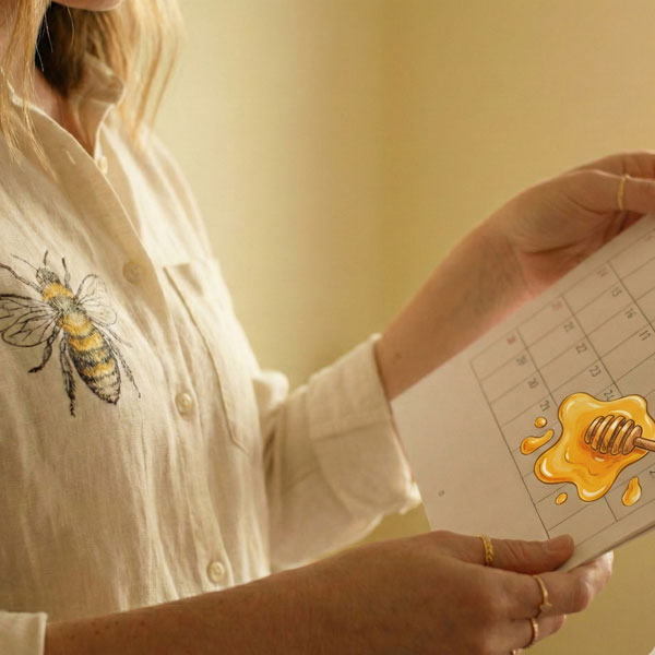 عسل و PMS زنان