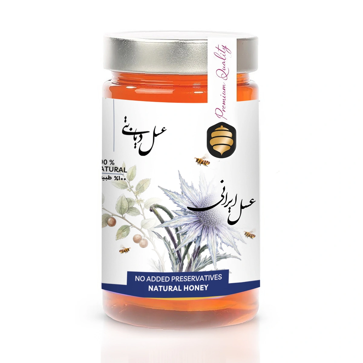 عسل دیابتی ممتاز دیجی کندو (ترکیب عسل کنار و زول) عسل زول ممتاز دیجیکندو، محصولی طبیعی و منحصربهفرد است که از شهد گلهای گیاه دارویی زول (که با نام بوقناق نیز شناخته میشود) به دست میآید. این گیاه خودرو عمدتاً در دامنه های کوهستانی زاگرس میروید و به دلیل خواص درمانی فوقالعادهاش شهرت دارد. زنبورهای عسل با جمعآوری شهد این گلهای خاص، عسلی با ویژگیها و فواید استثنایی تولید میکنند. ویژگی های کلیدی عسل زول ممتاز دیجیکندو: طعم و عطر خاص: این عسل طعمی ملایم و شیرینی متعادلی دارد و عطر آن یادآور طبیعت کوهستان است. برخلاف برخی عسلهای تند، طعم آن برای اکثر ذائقهها دلپذیر است. رنگ کهربایی: رنگ این عسل معمولاً کهربایی روشن تا تیره متغیر است که به منطقه برداشت و غلظت شهد بستگی دارد. ساکارز پایین و طبیعی: دیجیکندو با ارائه برگه آزمایشگاهی معتبر، طبیعی بودن و میزان ساکارز پایین این عسل را تضمین میکند که نشاندهنده کیفیت و خلوص بالای آن است. خواص درمانی برجسته: شهرت اصلی عسل زول به خواص درمانی آن، بهویژه در زمینه کنترل دیابت و سلامت کبد، باز میگردد. مهمترین خواص و فواید: کمک به کنترل قند خون: گیاه بوقناق و عسل حاصل از آن، به دلیل تأثیر بر فعالسازی سلولهای پانکراس و افزایش تولید انسولین طبیعی در بدن، به عنوان یک مکمل طبیعی برای افراد دیابتی (بهویژه دیابت نوع ۲) شناخته میشود. مصرف متعادل آن میتواند به تنظیم سطح قند خون کمک کند. پاکسازی و سلامت کبد: این عسل یک سمزدای قوی برای کبد است و به بهبود عملکرد کبد چرب و پاکسازی آن از سموم کمک شایانی میکند. تقویت سیستم گوارش: به هضم بهتر غذا کمک کرده و برای رفع نفخ و مشکلات گوارشی مفید است. تقویت سیستم ایمنی: مانند سایر عسلهای طبیعی، عسل زول نیز سرشار از آنتیاکسیدان است و به تقویت سیستم ایمنی بدن در برابر بیماریها کمک میکند. بهبود عملکرد کلیه: برای سلامت مجاری ادراری و بهبود عملکرد کلیهها نیز مفید ارزیابی شده است. نکته مهم: با وجود خواص درمانی، مصرف این عسل (بهخصوص برای افراد دیابتی) باید با مشورت پزشک و به صورت کنترلشده انجام شود. به طور خلاصه، عسل زول ممتاز دیجیکندو یک انتخاب هوشمندانه برای کسانی است که به دنبال یک محصول کاملاً طبیعی با خواص دارویی ویژه، بهخصوص برای مدیریت قند خون و حمایت از سلامت کبد، هستند. عسل چند گیاه کوهستان